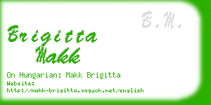 brigitta makk business card